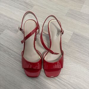 Michael Shannon Vibrant Red Patent Heels